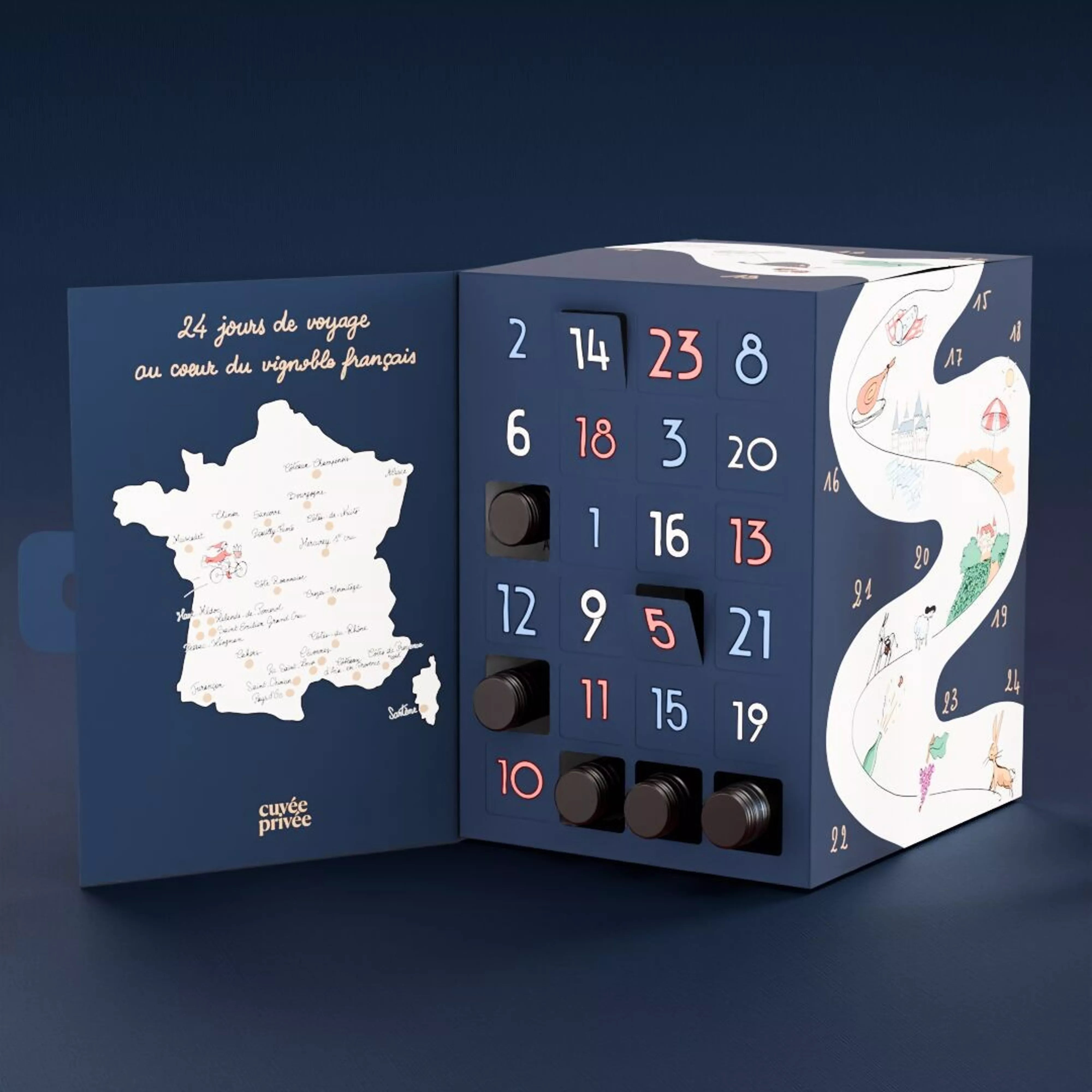 Wine Advent Calendar - 24 Wines from France