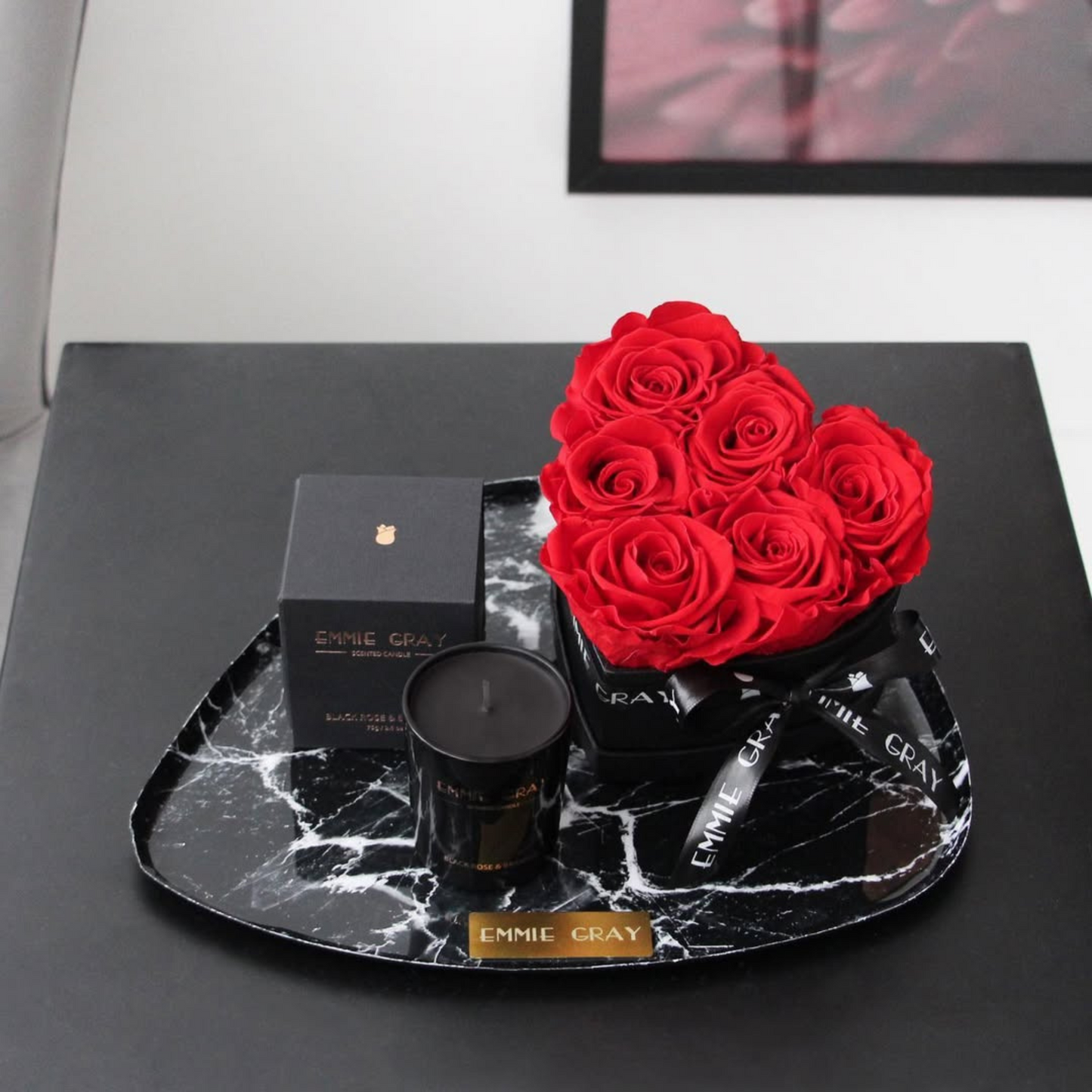 Metallic Red Love Set: A Valentine’s Day Masterpiec