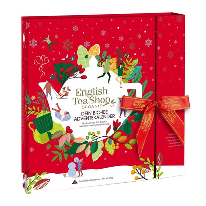 Advent Calendar Red Christmas 25 Organic Tea Pyramids